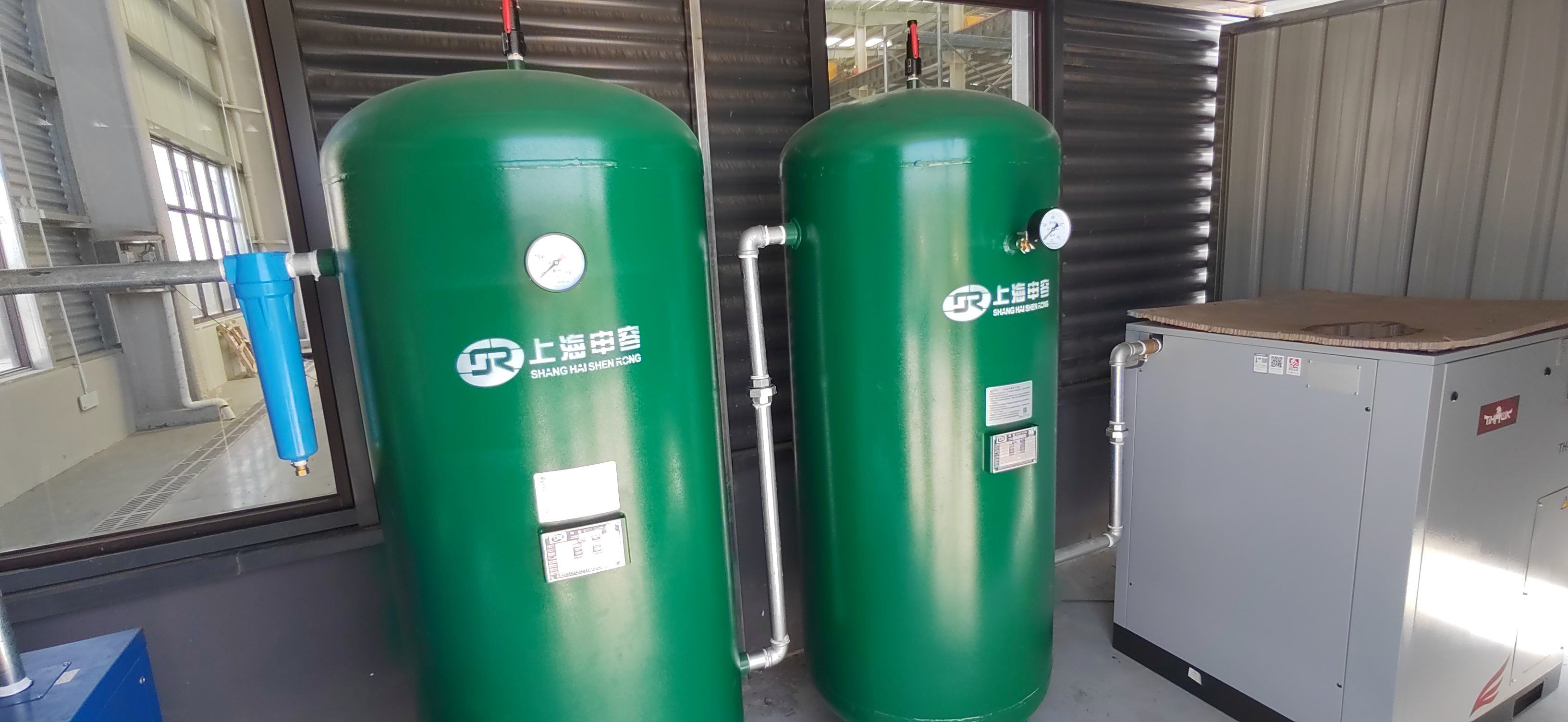 儲(chǔ)氣罐串聯(lián)&上海申容儲(chǔ)氣罐